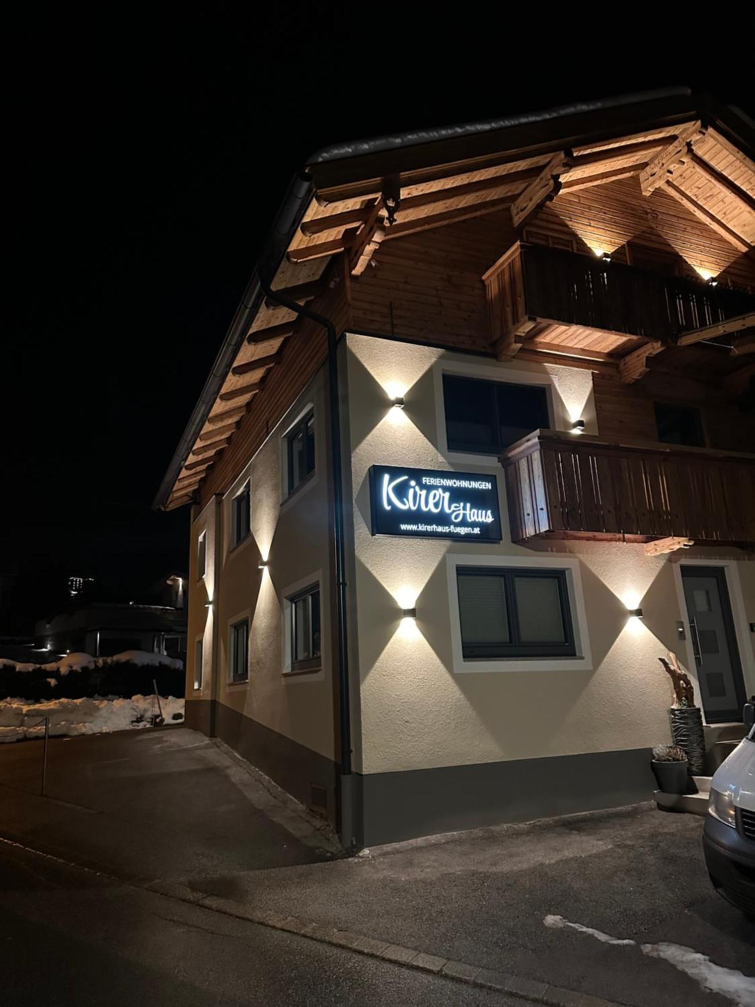 Ferienwohnung Mauracher Kirer Haus Fuegen Exterior photo